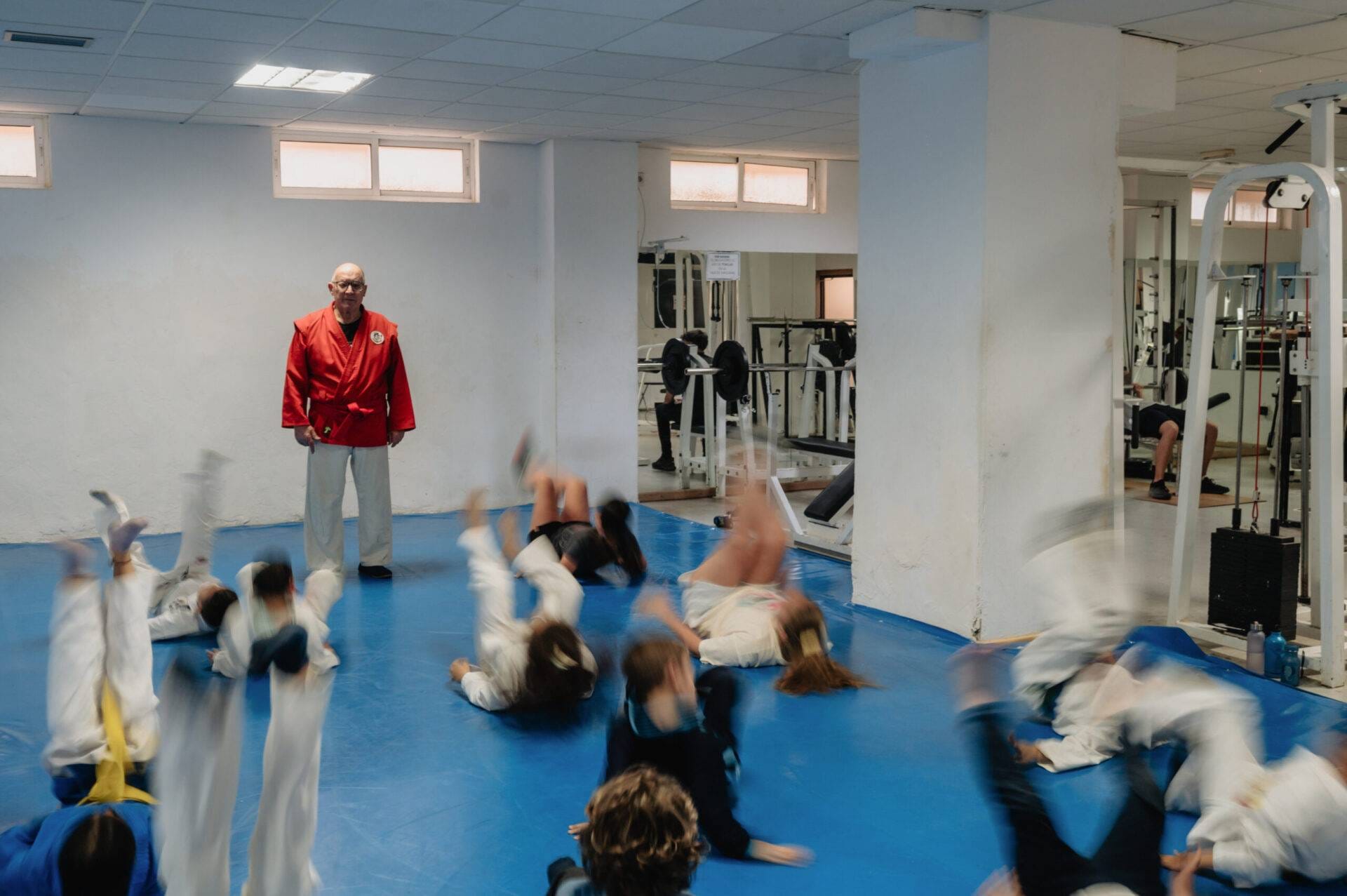 Clases de judo para niños Niños dando clase de Judo